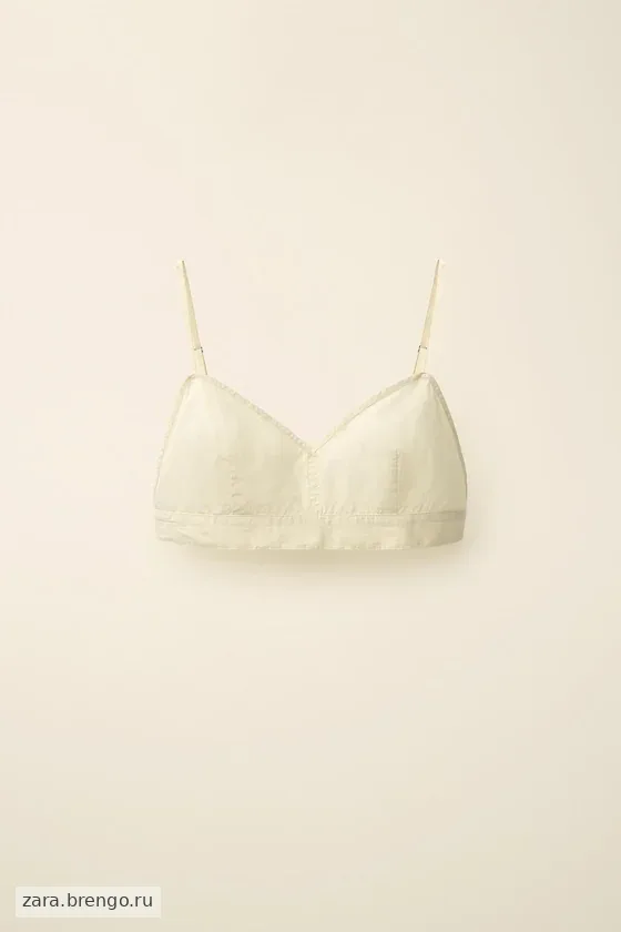 Топ poplin созданный caramel london x zara