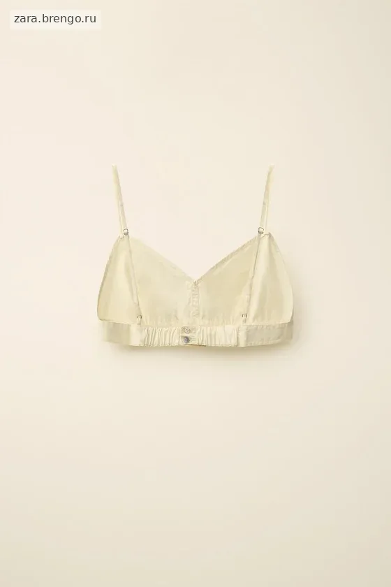 Топ poplin созданный caramel london x zara