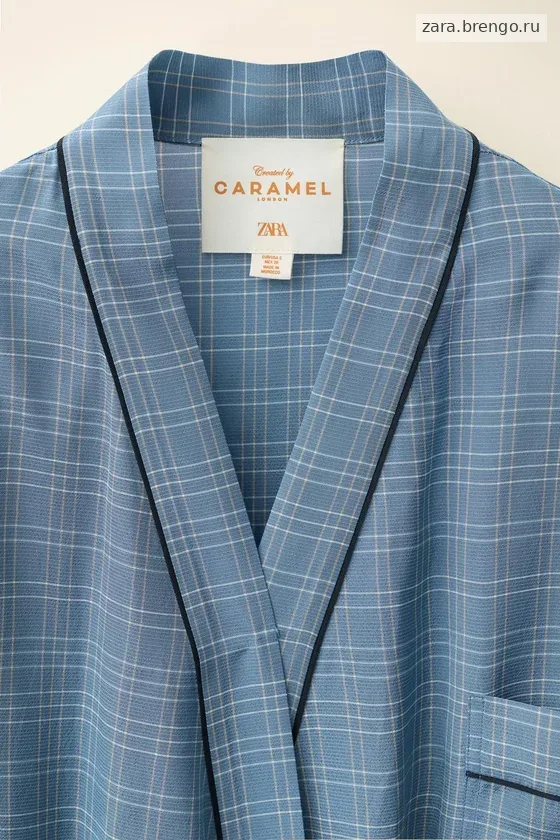 Платье миди в клетку из коллекции caramel london x zara