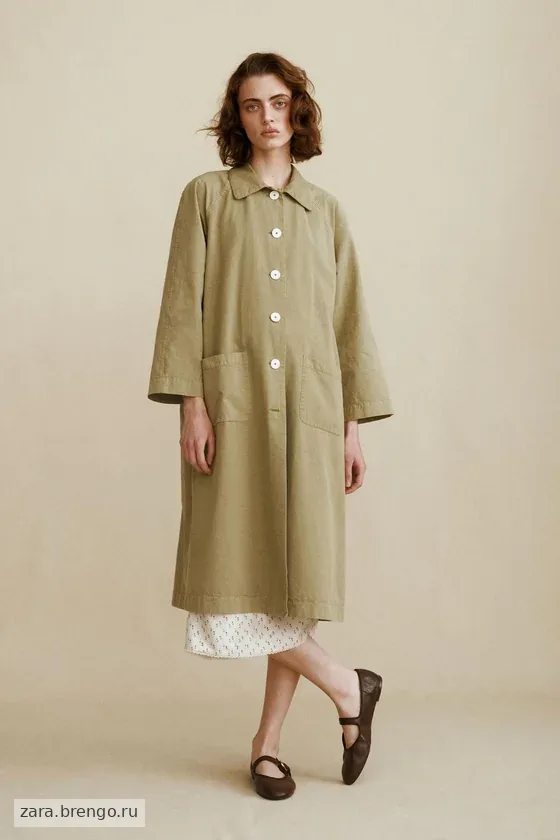 Кожаные балетки от caramel london x zara