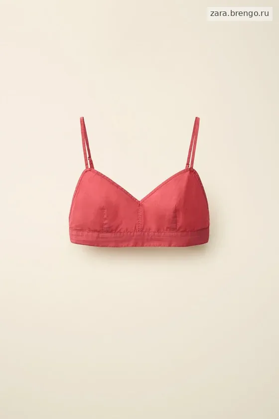 Топ из поплина created by caramel london x zara