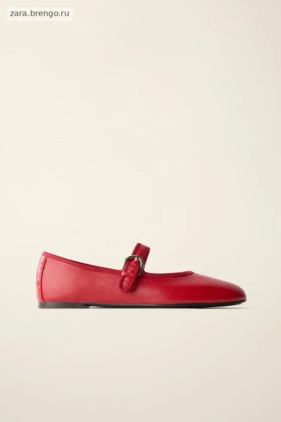 Кожаные балетки created by caramel london x zara
