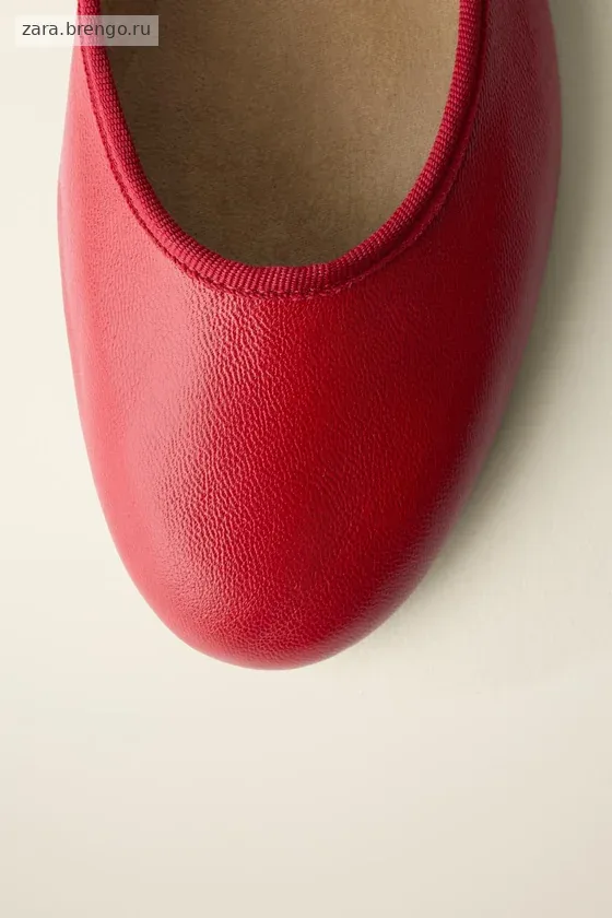 Кожаные балетки created by caramel london x zara