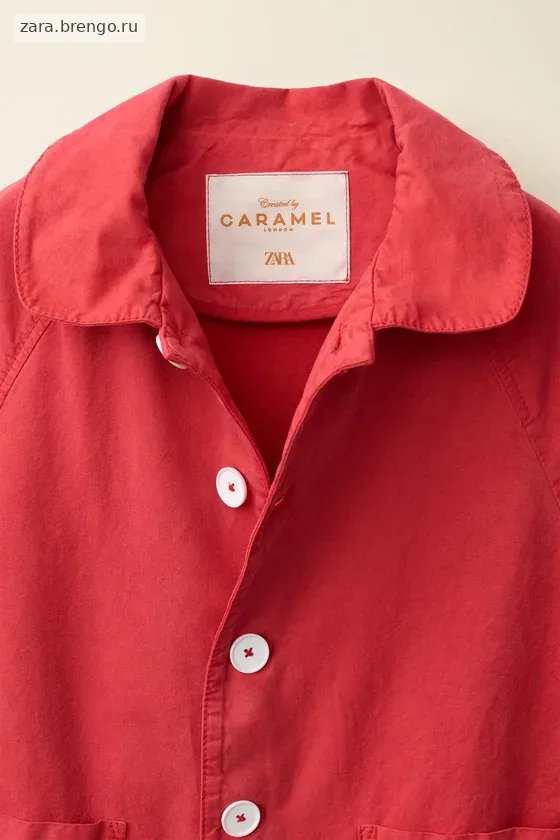 Длинный тренч с воротником питер пэн, созданный caramel london x zara