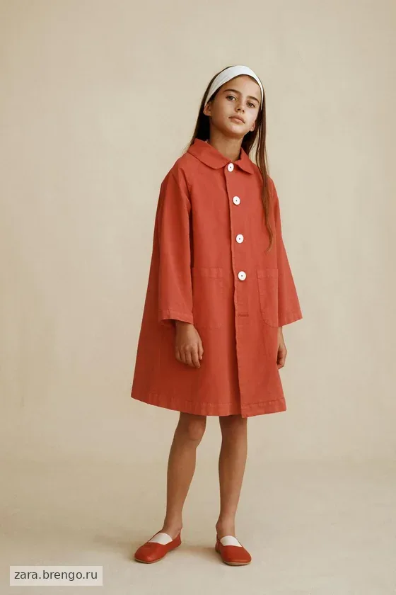 Длинный тренч с воротником питер пэн, созданный caramel london x zara