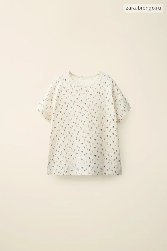 Футболка pointelle с принтом тюльпанов, созданная caramel london x zara