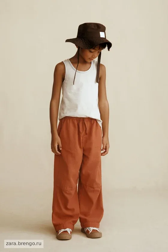 Брюки прямого кроя caramel london x zara
