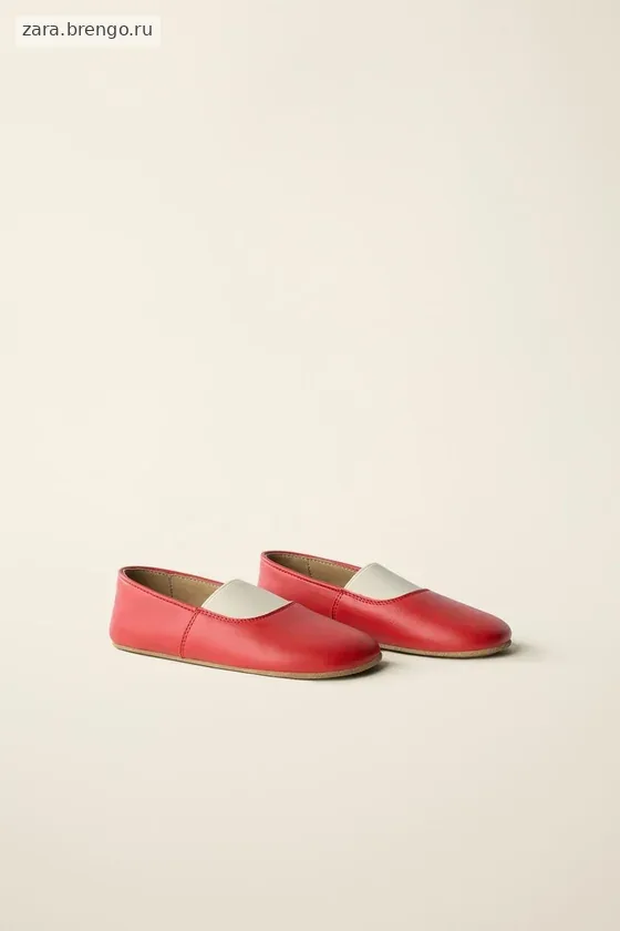 Балетки из кожи created by caramel london x zara