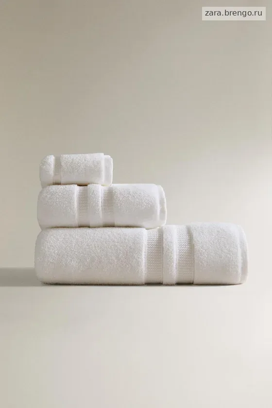 Махровое полотенце с двойной каймой extra soft