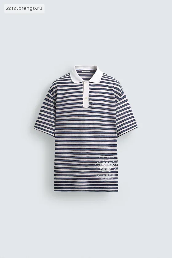 ПОЛО JACQUARD В ПОЛОСКУ С ВЫШИВКОЙ