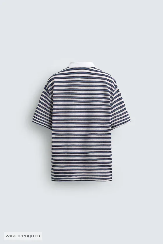 ПОЛО JACQUARD В ПОЛОСКУ С ВЫШИВКОЙ