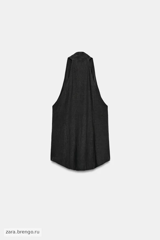 ЛЬНЯНОЙ ТОП НА ЗАПÁХЕ — коллекция Zara «ZW»