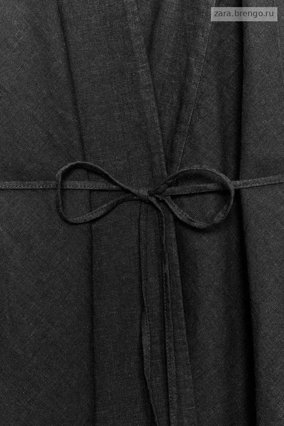 ЛЬНЯНОЙ ТОП НА ЗАПÁХЕ — коллекция Zara «ZW»