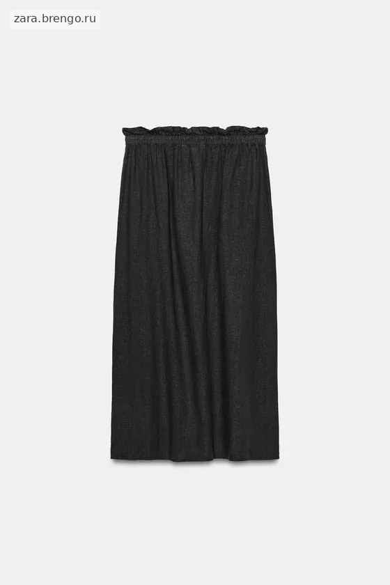 ДЛИННАЯ ЮБКА ИЗ ЛЬНА — коллекция Zara «ZW»