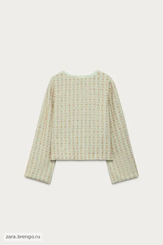 Кардиган с бисером marisa berenson x zara