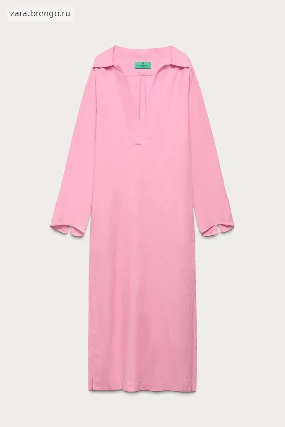 Платье-туника из 100% льна marisa berenson x zara
