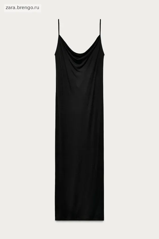 Длинное платье с драпировкой marisa berenson x zara