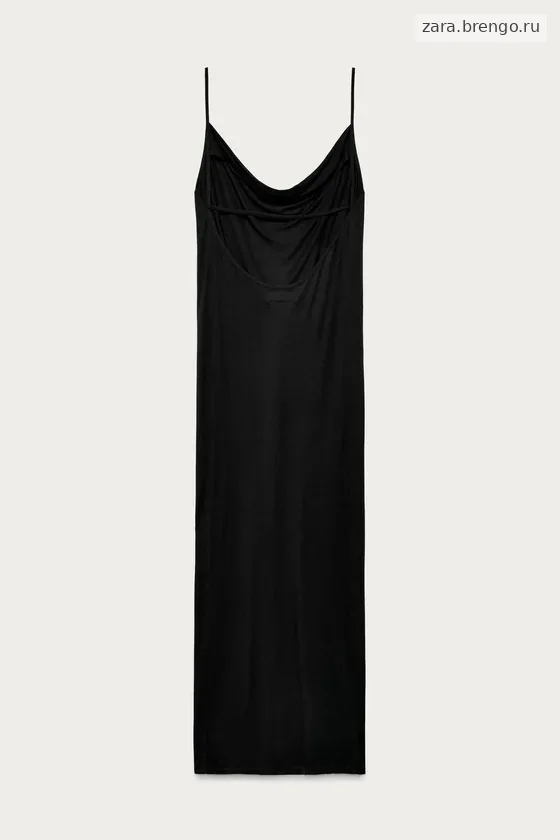 Длинное платье с драпировкой marisa berenson x zara