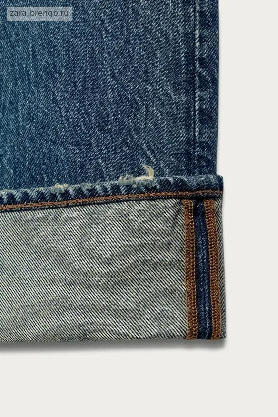 Джинсы Zara «ZW» с заниженной талией и укороченным низом
