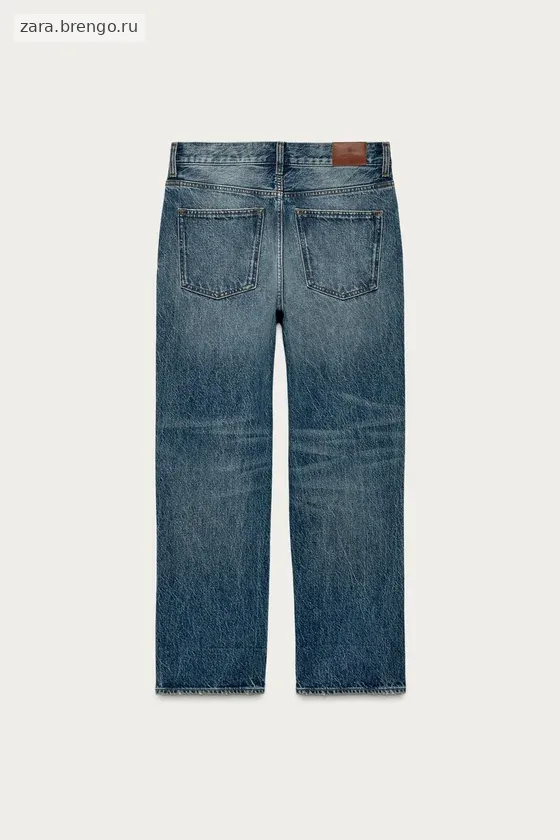 Джинсы Zara «ZW» с заниженной талией и укороченным низом