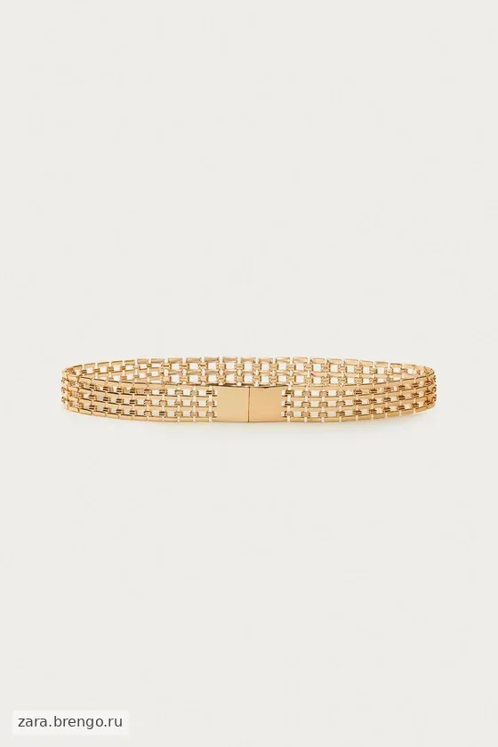 Пояс marisa berenson x zara из металлических цепочек