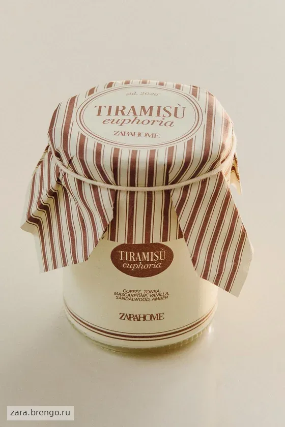 Ароматическая свеча тирамису эйфория (130 г)
