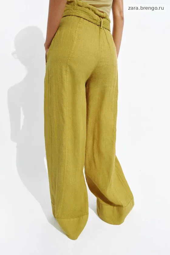 БРЮКИ ИЗ 100% ЛЬНА — коллекция Zara «ZW»