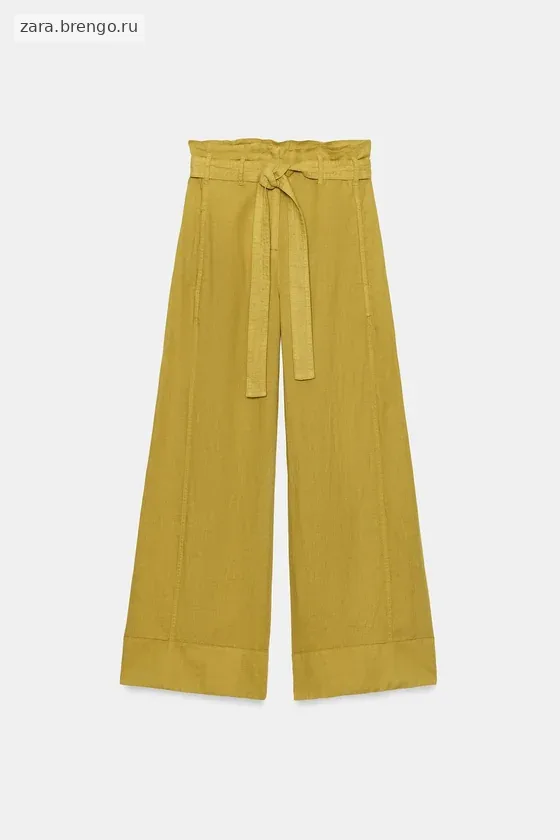 БРЮКИ ИЗ 100% ЛЬНА — коллекция Zara «ZW»