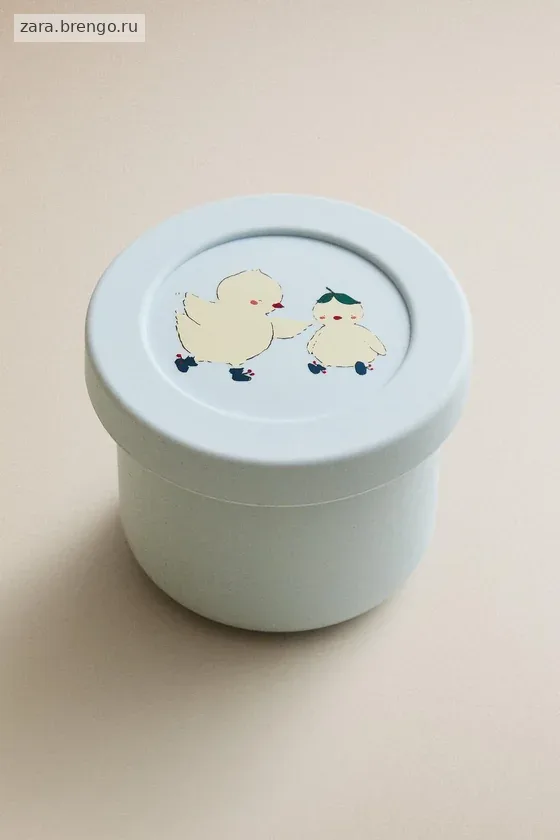 Силиконовый ланчбокс для детей chick