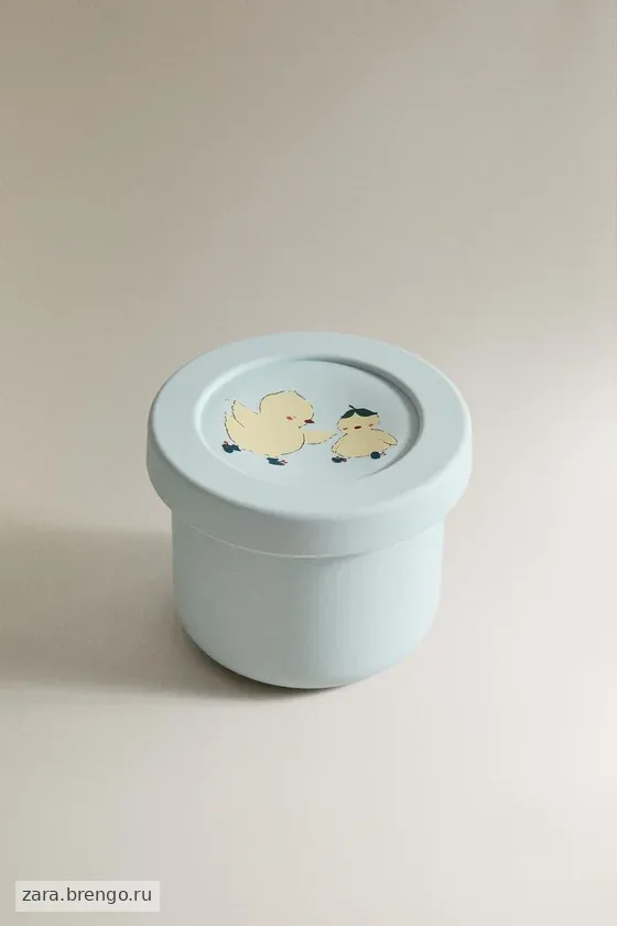 Силиконовый ланчбокс для детей chick