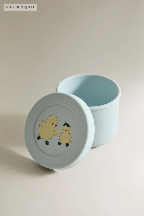 Силиконовый ланчбокс для детей chick