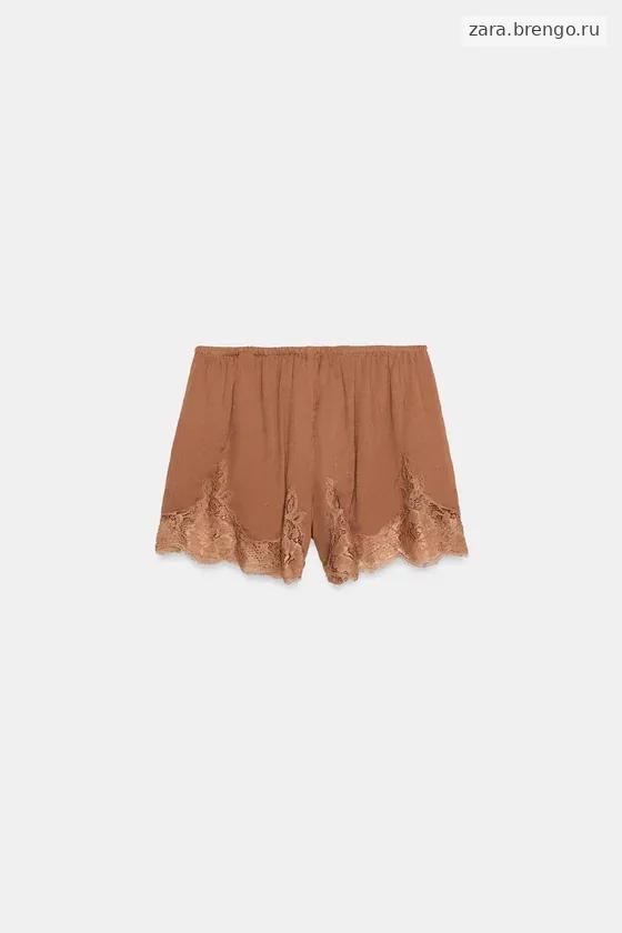 КРУЖЕВНЫЕ ШОРТЫ — коллекция Zara «ZW»