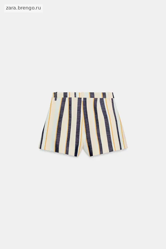 ШОРТЫ В ПОЛОСКУ СО СКЛАДКАМИ — коллекция Zara «ZW»