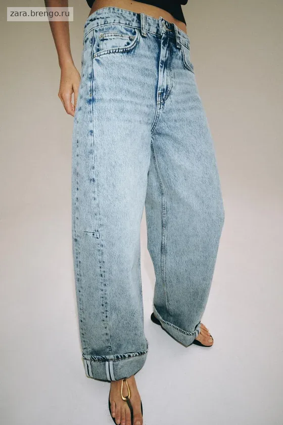 ДЖИНСЫ -FIT С НИЗКОЙ ПОСАДКОЙ — коллекция Zara «ZW»