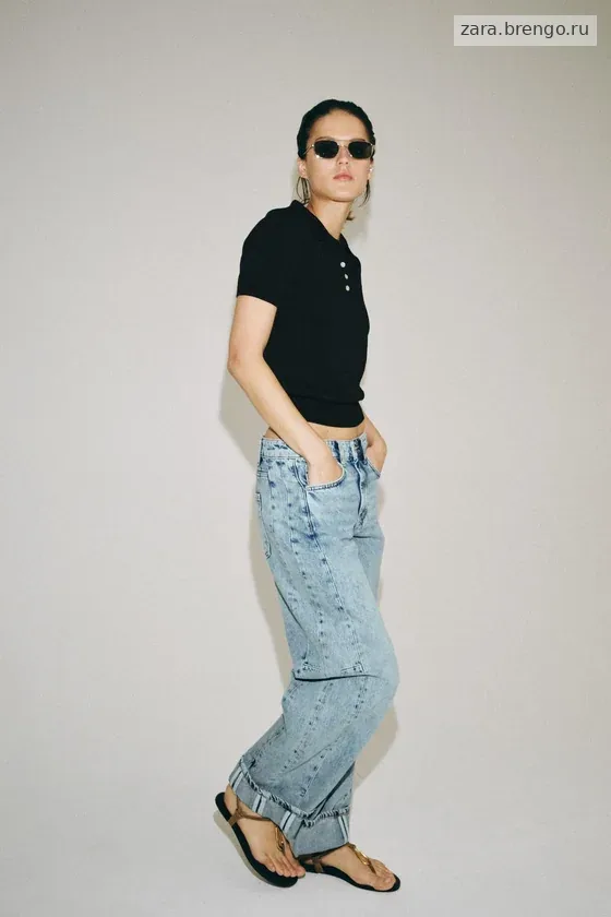 ДЖИНСЫ -FIT С НИЗКОЙ ПОСАДКОЙ — коллекция Zara «ZW»