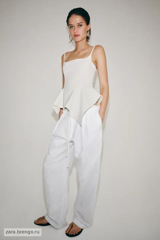 ТОП С БАСКОЙ — коллекция Zara «ZW»