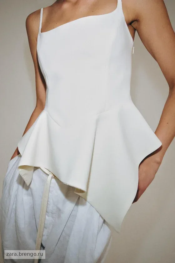 ТОП С БАСКОЙ — коллекция Zara «ZW»