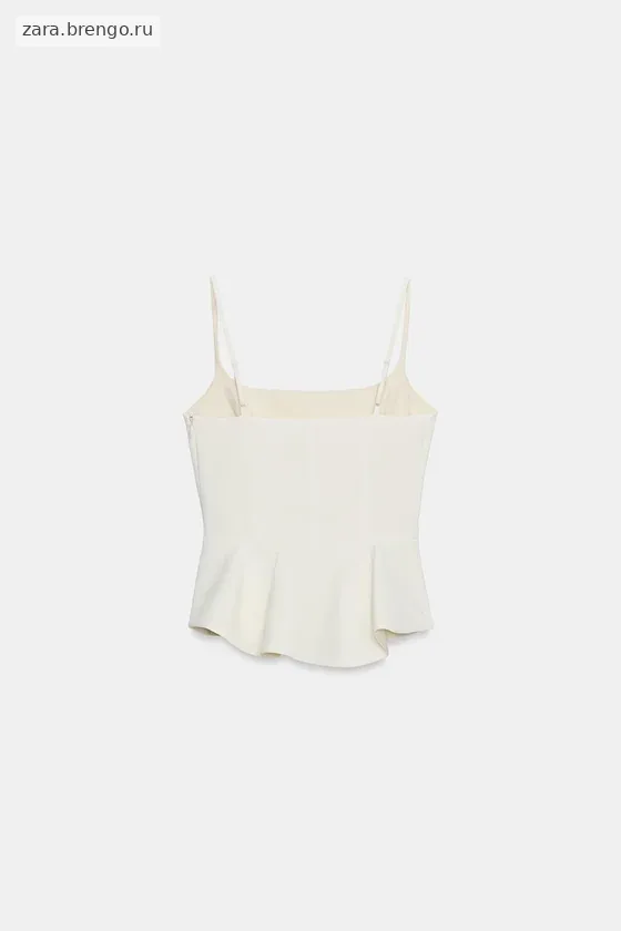 ТОП С БАСКОЙ — коллекция Zara «ZW»