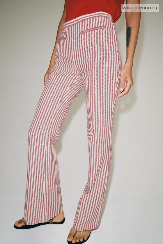 БРЮКИ В ПОЛОСКУ — коллекция Zara «ZW»