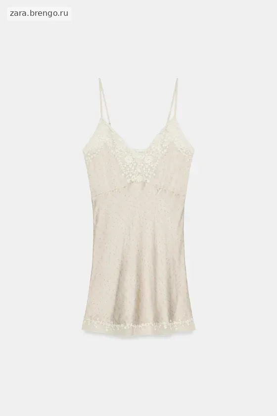 КОРОТКОЕ ПЛАТЬЕ С ВЫШИВКОЙ — коллекция Zara «ZW»
