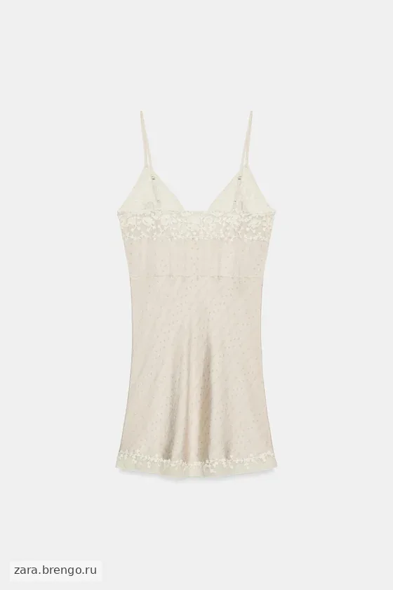 КОРОТКОЕ ПЛАТЬЕ С ВЫШИВКОЙ — коллекция Zara «ZW»