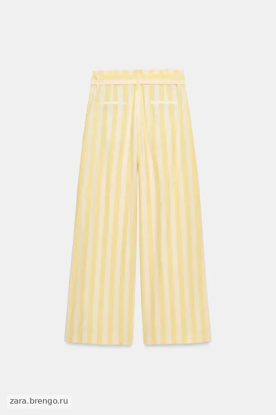 БРЮКИ-ПИЖАМА В ПОЛОСКУ — коллекция Zara «ZW»