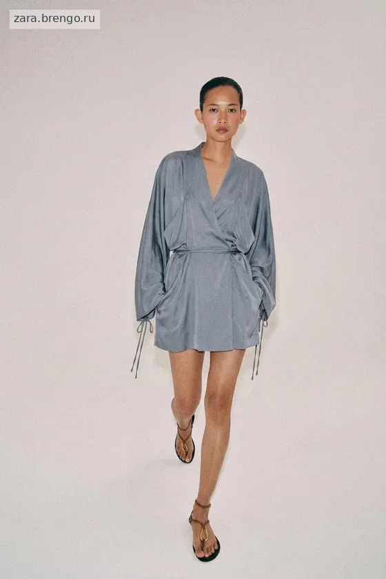 КОРОТКОЕ ПЛАТЬЕ С ЗАПАХОМ — коллекция Zara «ZW»