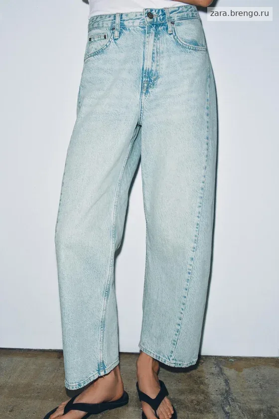 ДЖИНСЫ коллекция Zara «ZW» ANKLE  СО СРЕДНЕЙ ПОСАДКОЙ