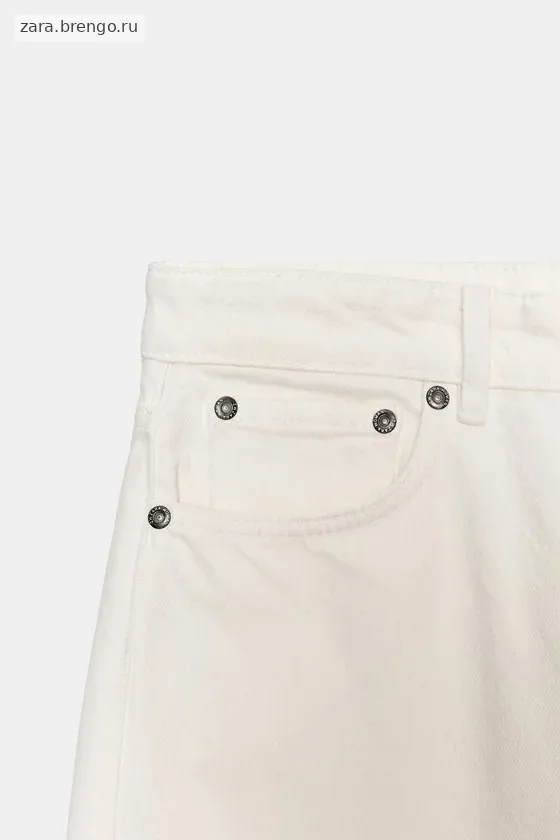 ЗАУЖЕННЫЕ ДЖИНСЫ СО СРЕДНЕЙ ПОСАДКОЙ — коллекция Zara «ZW»