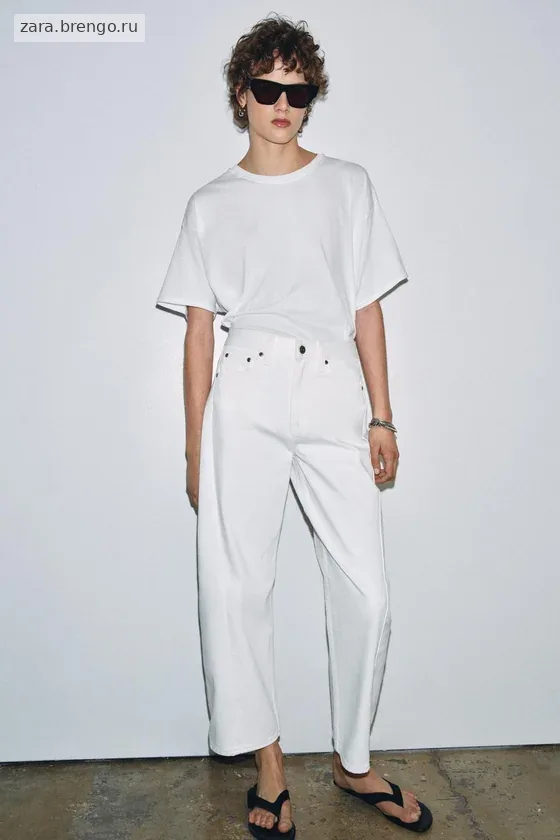 ДЖИНСЫ коллекция Zara «ZW» ANKLE  СО СРЕДНЕЙ ПОСАДКОЙ
