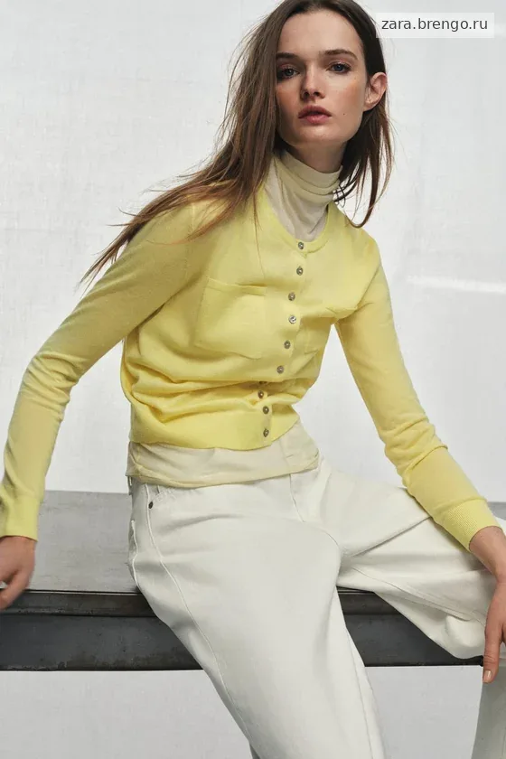 ДЖИНСЫ коллекция Zara «ZW»  С ВЫСОКОЙ ПОСАДКОЙ