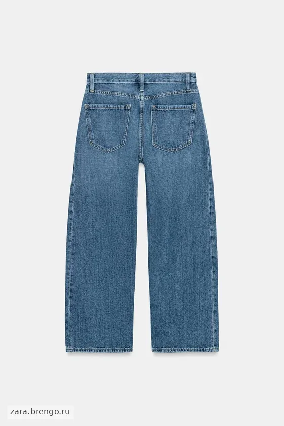 УКОРОЧЕННЫЕ ДЖИНСЫ  СО СРЕДНЕЙ ПОСАДКОЙ — коллекция Zara «ZW»