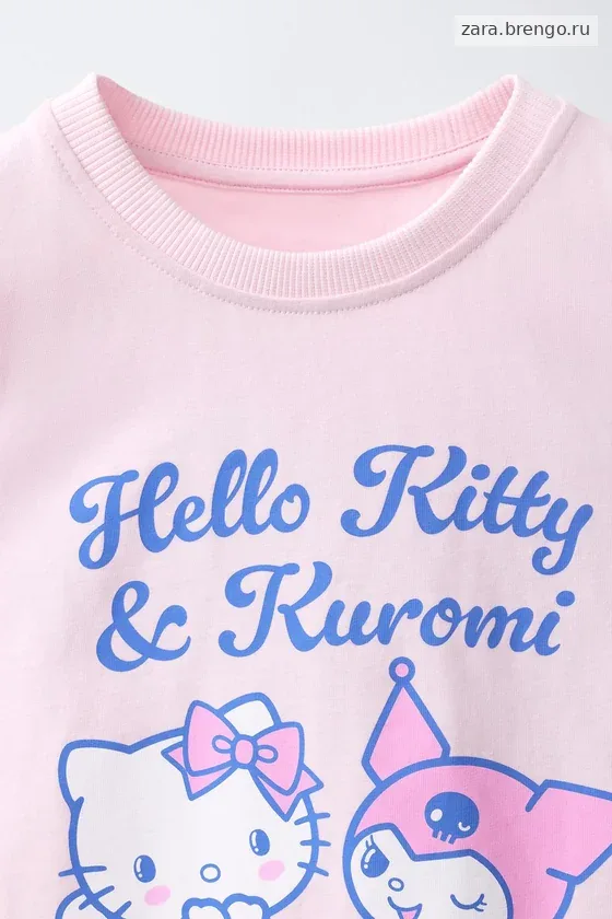ФУТБОЛКА HELLO KITTY И KUROMI ©