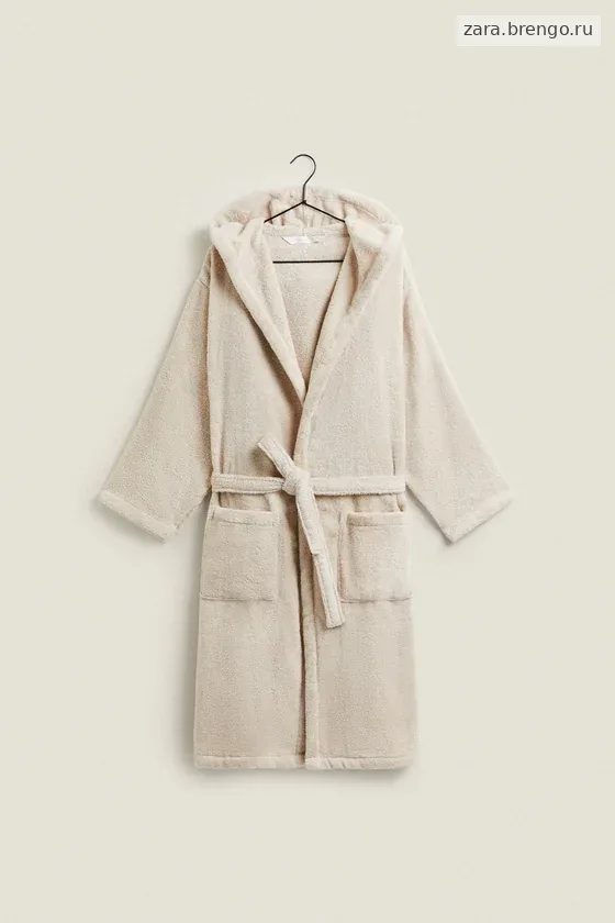Махровый халат с капюшоном extra soft (380 г/м²)